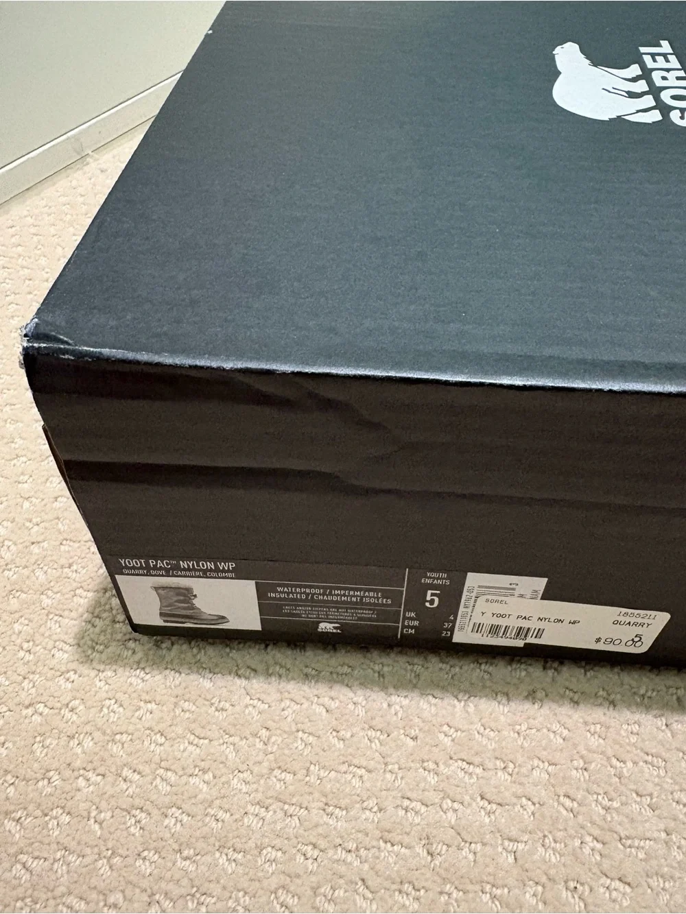 Sorel kids snow